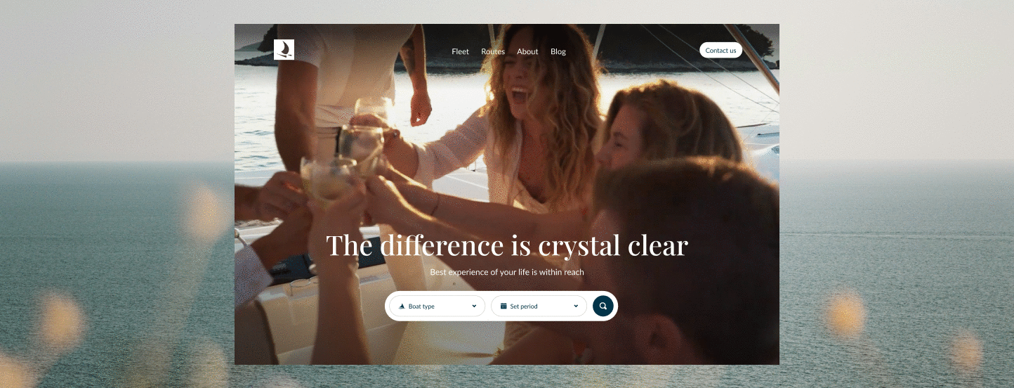 Redizajn web stranice Cata Sailing