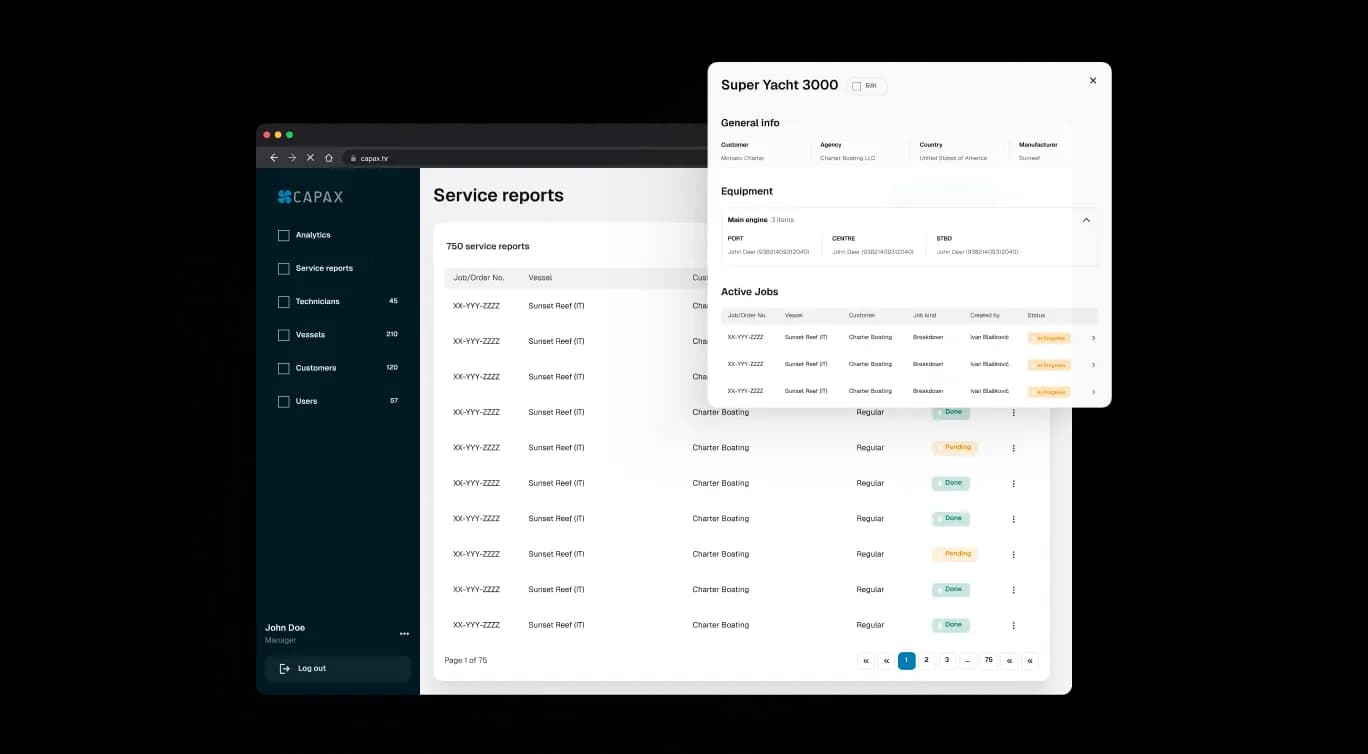 Yacht Maintenance Software