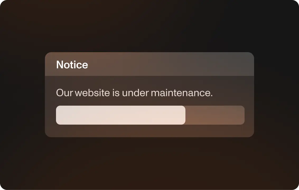 Maintenance