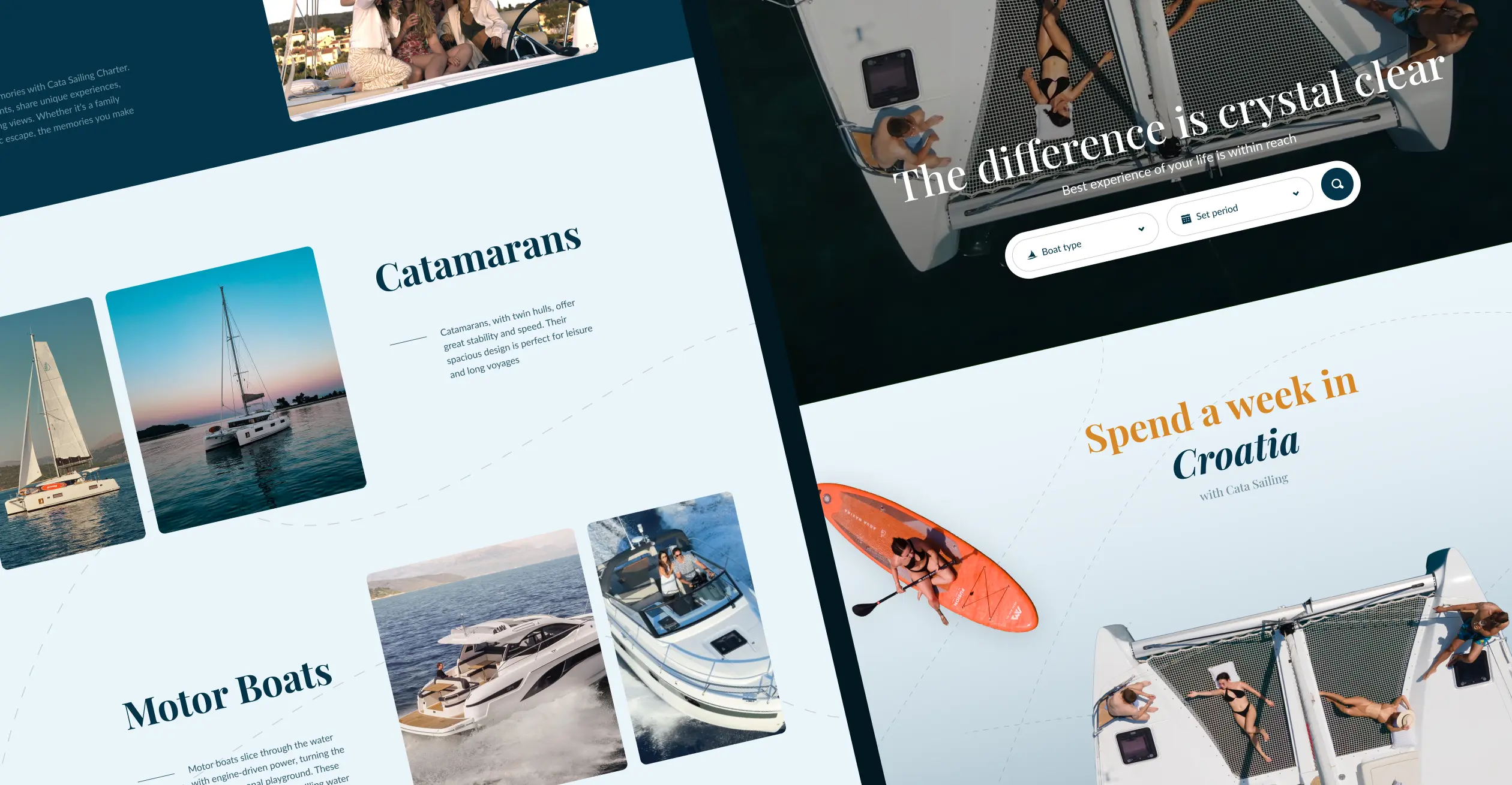 Web stranica Cata Sailing