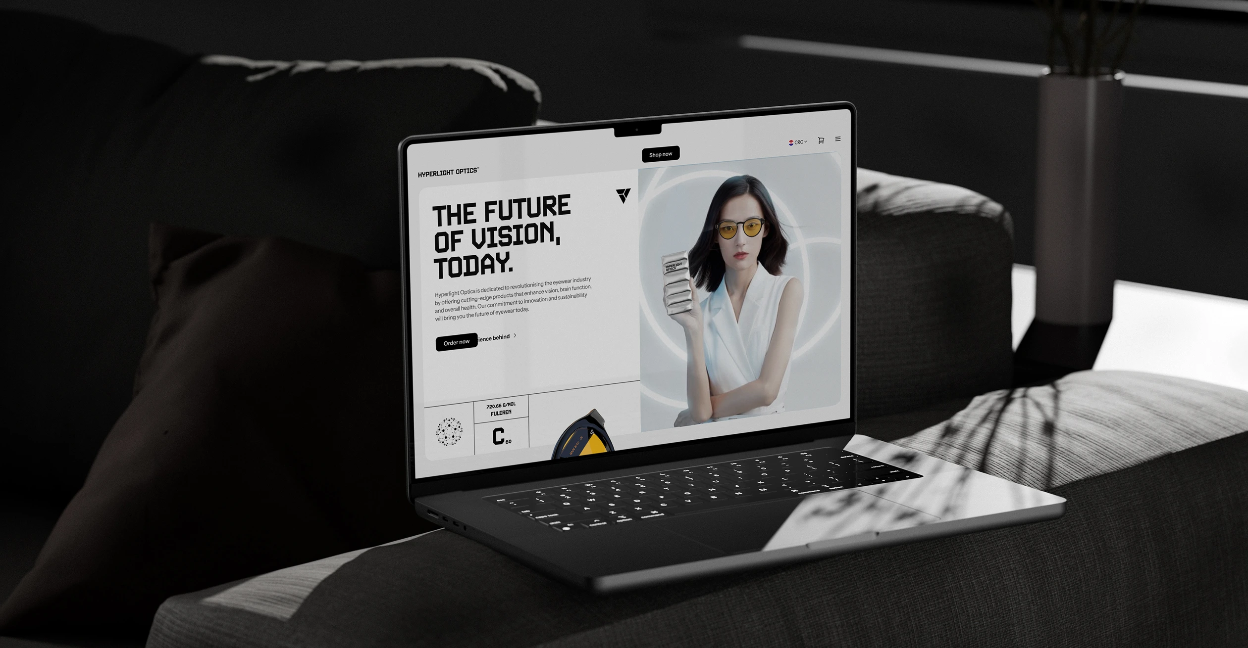 Web stranica Hyperlight Optics